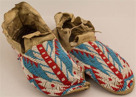 Native American Sioux Beaded Moccasins