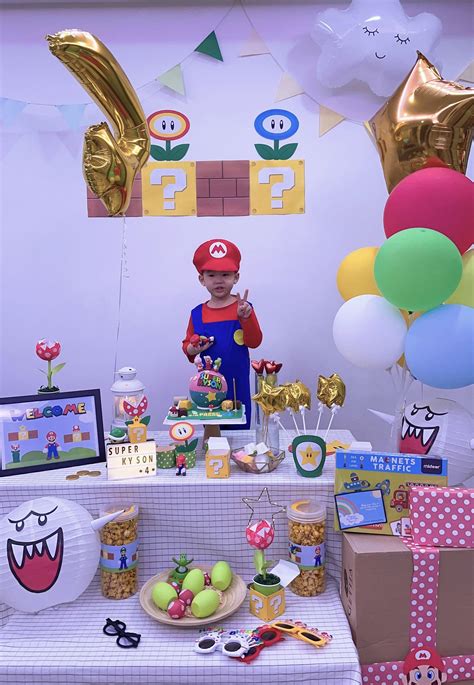 Super Mario Party Costume Clothes, Babies & Kids, Babies & Kids Fashion on Carousell