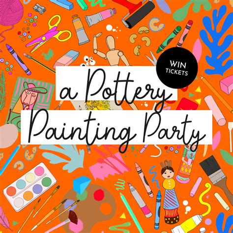 Join us for a Pottery Painting Party! | Karen Mabon Ltd