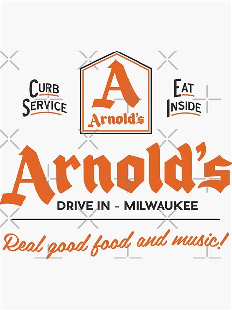 ""Arnold's Drive In" - As seen on "Happy Days"" Sticker by vertigocreative | Redbubble