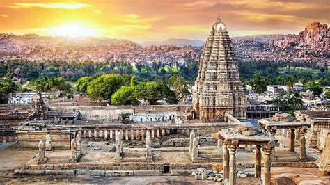 HD wallpaper: temple, virupaksha temple, hampi, shiva, lord shiva, karnataka | Wallpaper Flare