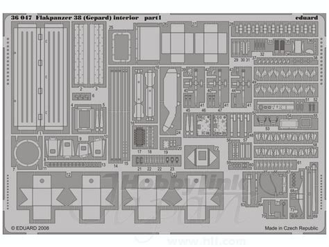 Flakpanzer 38 (Gepard) interior (for Italeri) | HLJ.com