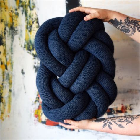 DIY Knitting PATTERN Knit Knot Pillows 2019007: knitting | Etsy | Knot pillow pattern, Knot ...