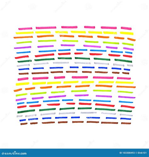 Colorful Dotted Line Pattern Stock Illustration - Illustration of shape ...