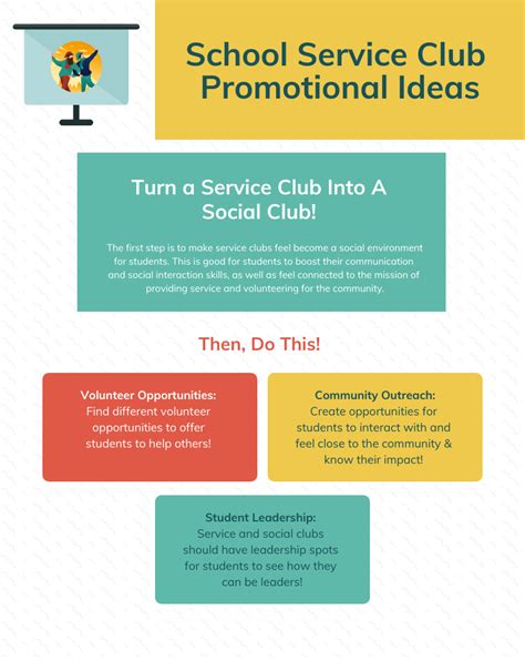 School Social Club Volunteer Ideas - Great For Key Club, Beta Club, and ...