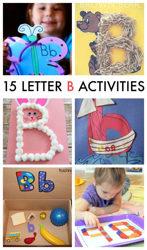 15 Beautiful Letter B Crafts & Activities in 2023 | Letter b activities, Preschool letter b ...