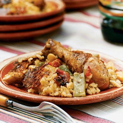 Chicken Paella Valenciana from the Barbecue Recipe – Sunset Magazine