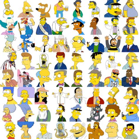 Simpsons+Characters+Names | Simpsons characters, The simpsons, Simpson