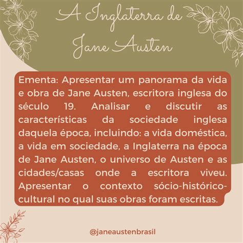 História da Inglaterra – Jane Austen Sociedade do Brasil