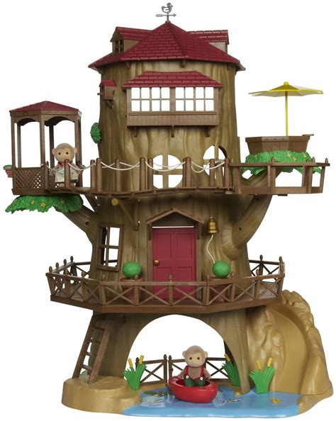 Calico Critters Country Tree House | Tree house, Fairy tree houses, Fairy houses