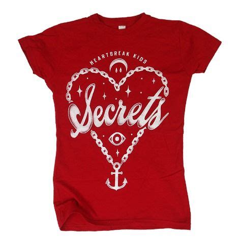 Heartchain Red : SECR | Merchnow, Band merch, Red