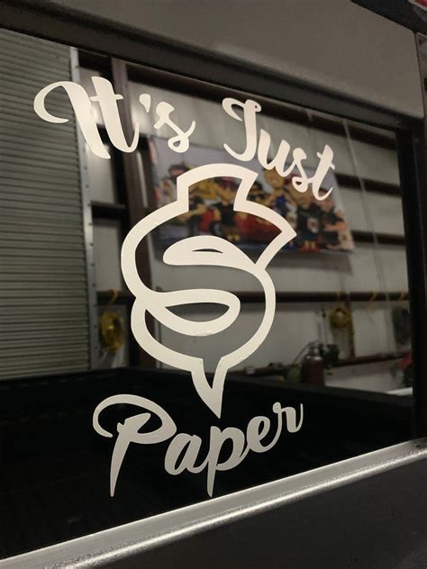 It’s Just Paper decal – ON D GAS, LLC