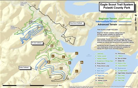 Trail Map | Pulaski County Park