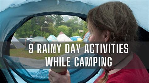 9 Rainy Day Activities While Camping | RV Lifestyle