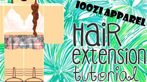 Braided Hair Extension Tutorial || ROBLOX - YouTube