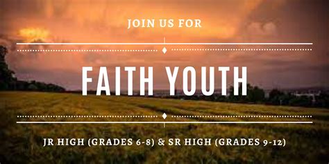 Youth Ministry — Faith Church