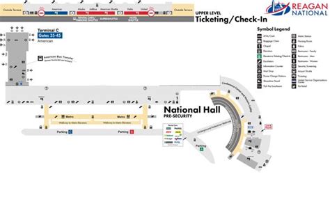 Ronald Reagan Washington Airport(DCA) Terminal Maps, Shops, Restaurants, Food Court 2021