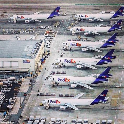 Fleet of FedEx cargo planes | FEDEX | Cargo aircraft, Aircraft, Aircraft design