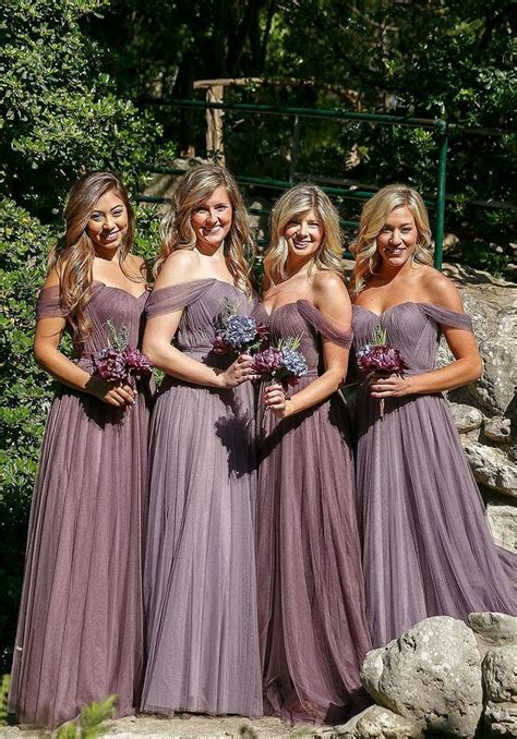 Dusty Purple Bridesmaid Dresses with regard to Trending This Year - Wedding Idea… | Plum wedding ...