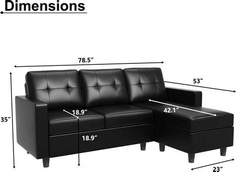 Faux Leather Sectional Sofa - Stylish and Budget-Friendly Solution