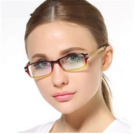 2016 New Fashion brand designer eyeglasses frame women Al Mg eyeglass frames for women-in ...