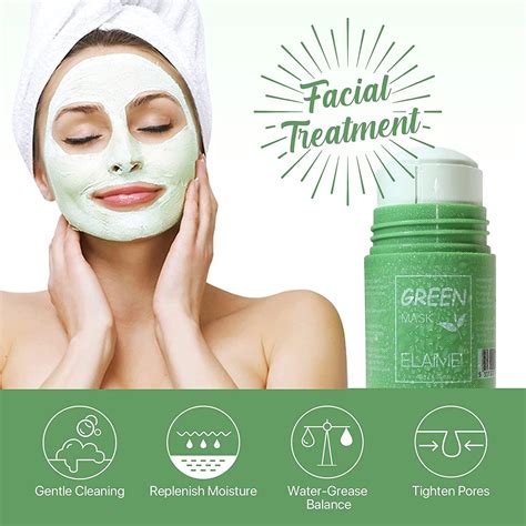 Green Tea Mask Stick - 2 pack | Poreless Deep Cleanse Mask for Face ...