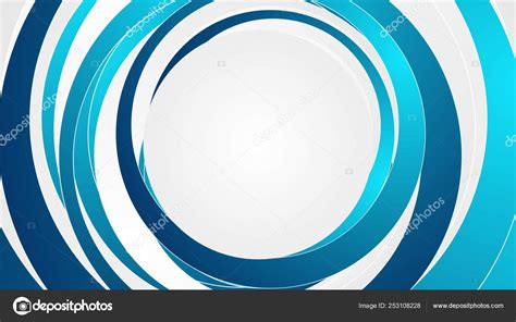 Blue and white abstract circles background Stock Photo by ©saicle 253108228