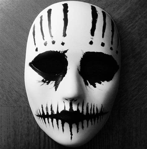 joey jordison mask 2 | Creepy masks, Mask painting, Mask drawing