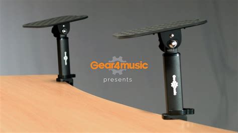 Bags, Cases & Racks Accessories Studio Monitor Stand Set Adjustable Height Home HiFi Speaker ...