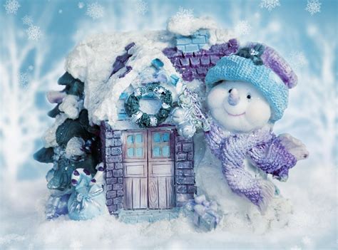 Cute Snowman Wallpaper - WallpaperSafari