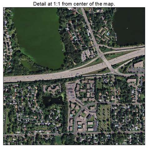 Aerial Photography Map of New Brighton, MN Minnesota