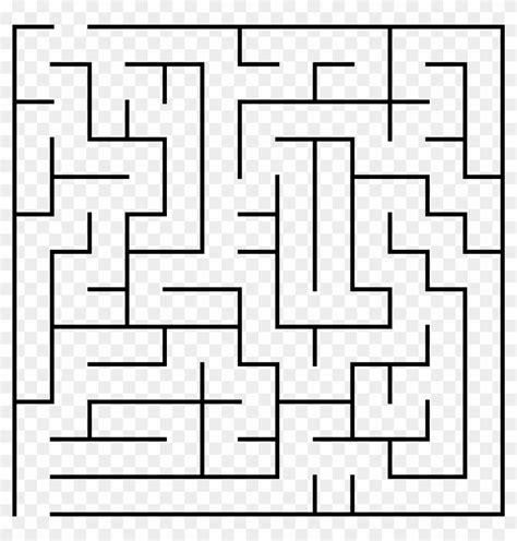 Maze Svg Simple Maze Svg Maze Clipart Maze Files For Etsy