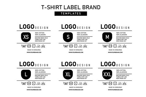 neck label tag clothing templates label 21853493 Vector Art at Vecteezy