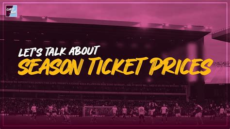 LET'S TALK ABOUT THE ASTON VILLA SEASON TICKET PRICES | Claret & Blue - YouTube