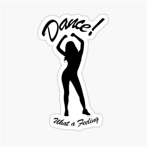 "Dance!! What a Feeling" Sticker for Sale by Star-Explorers | Redbubble