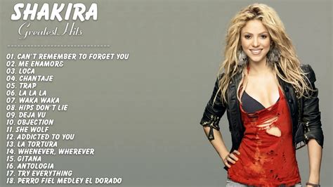 Shakira-songs-list