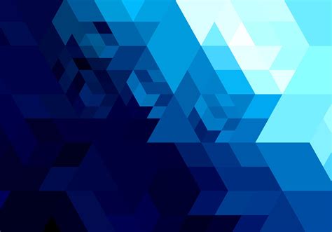 Abstract bright blue geometric shape 95240 Vector Art at Vecteezy