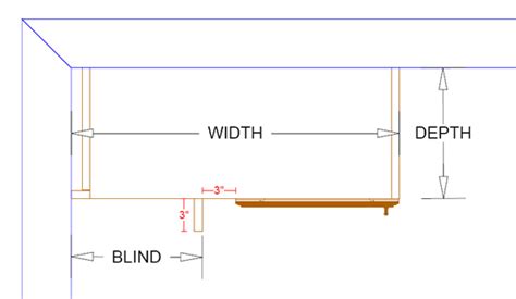 1 door blind corner wall cabinet