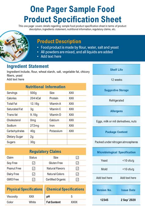 Top 50 One Page Datasheet Templates to summarize the Product Features