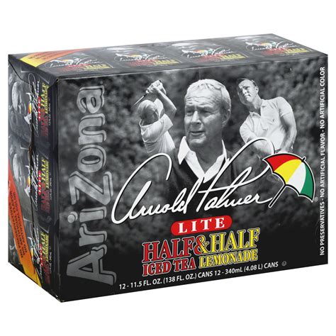 Arizona Arnold Palmer Half & Half, Iced Tea/Lemonade, Lite 12 - 11.5 oz ...