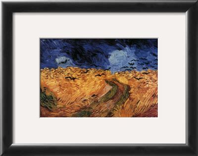 Wheatfield With Crows, C.1890 Limited Edition Print by Vincent Van Gogh ...