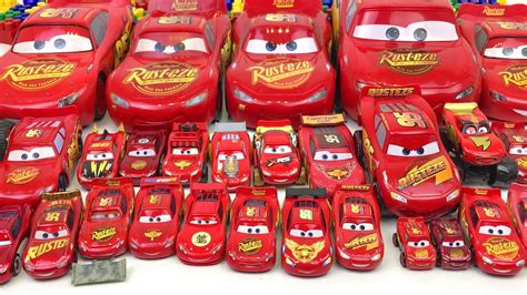 Red Car 95 Car Video Lightning Mcqueen Cars Toys Disney Pixar - YouTube