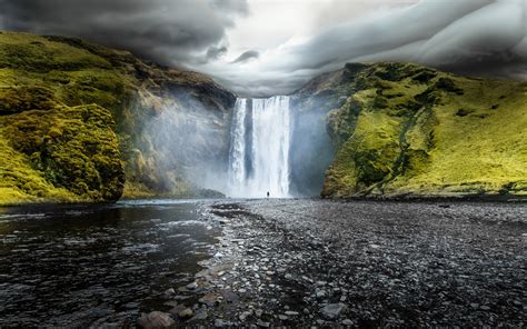 Skogafoss Waterfalls Iceland Wallpapers | HD Wallpapers | ID #17353