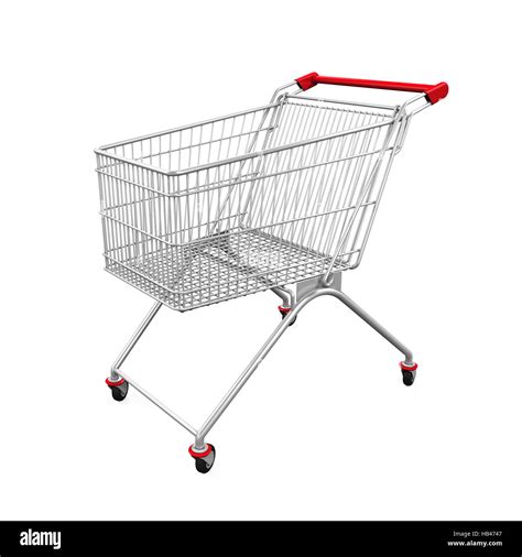 Shopping Cart Isolated Stock Photo - Alamy