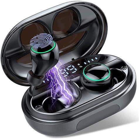 Donerton Wireless Earbuds, Bluetooth 5.0 Headphones IP8 Waterproof ...