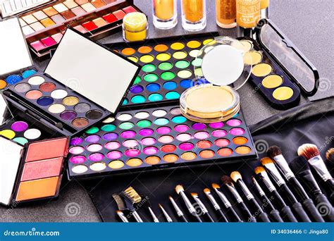 Professional makeup kit stock photo. Image of group, glamour - 34036466