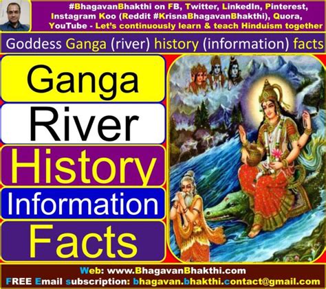 Goddess Ganga (river) history (information) (facts) - Bhagavan Bhakthi ...