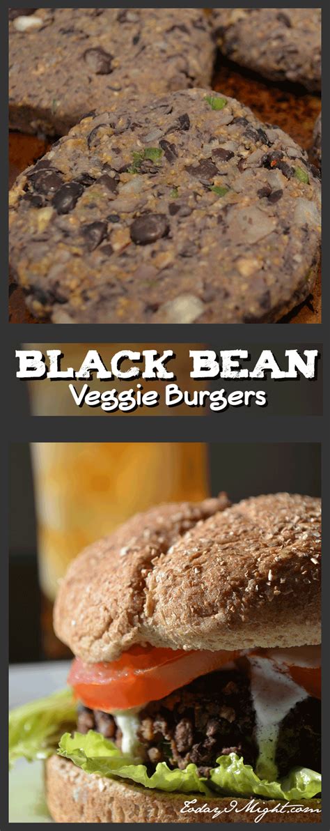 Delicious Black Bean Veggie Burgers - Today I Might...