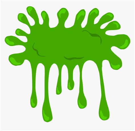 6 Cartoon Green Slime Blots Vector 5 - Png Green Slime Cartoon ...