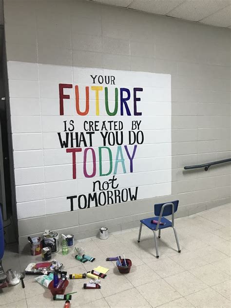 school bulletin board | School murals, Classroom quotes, School quotes